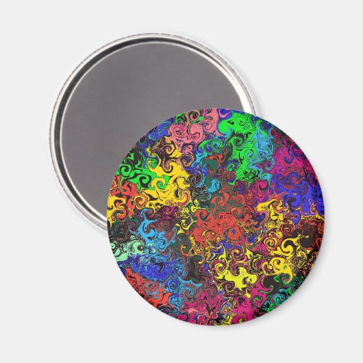 Abstrakte Twirler / Magnet (Vorderseite/Rückseite)