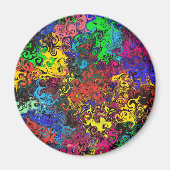 Abstrakte Twirler / Magnet (Vorne)