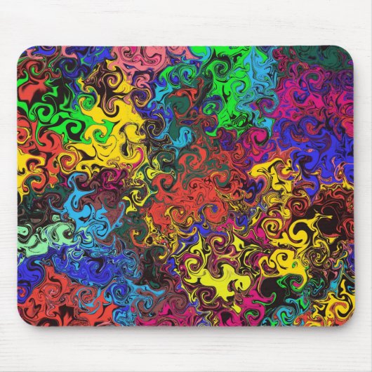 Abstrakte Twirler / Mousepad (Vorne)