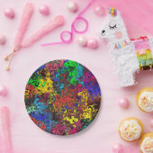 Abstrakte Twirler / Pappteller (Party)