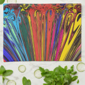 Abstrakte Twirler / Pinsel und Pinsel / Geschirrtuch (Gefaltet)