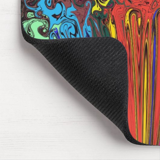 Abstrakte Twirler / Pinsel und Pinsel / Mousepad (Ecke)
