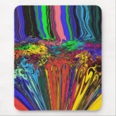 Abstrakte Twirler / Pinsel und Pinsel / Mousepad (Vorne)