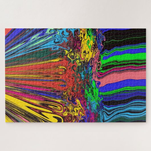 Abstrakte Twirler / Pinsel und Pinsel / Puzzle (Horizontal)