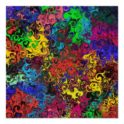 Abstrakte Twirler / Poster (Vorderseite)