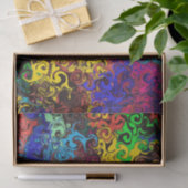 Abstrakte Twirler / Seidenpapier (Geschenk)