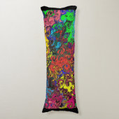 Abstrakte Twirler / Seitenschläferkissen (Vorderseite Vertikal)