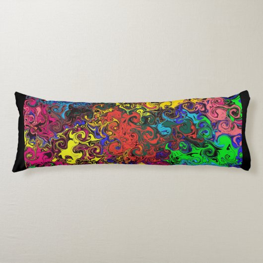 Abstrakte Twirler / Seitenschläferkissen (Vorderseite)
