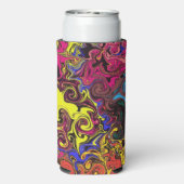 Abstrakte Twirler / Selters Dosenkühler (Seltzer Rückseite)