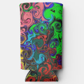 Abstrakte Twirler / Selters Dosenkühler (Vorderseite)