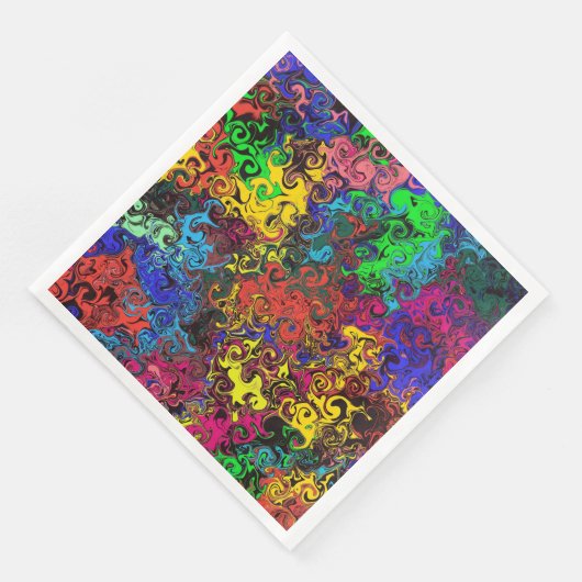 Abstrakte Twirler / Serviette (Ecke)