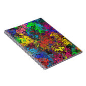 Abstrakte Twirler/Spirale Notizblock (Rechte Seite)