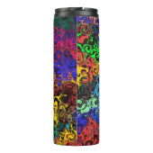 Abstrakte Twirler / Thermosbecher (Rückseite)