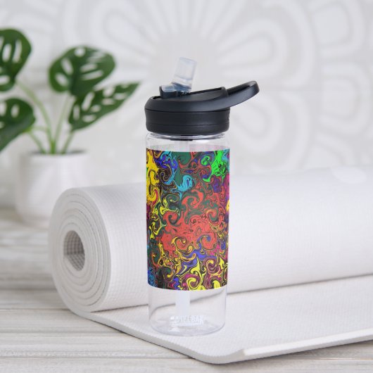Abstrakte Twirler / Trinkflasche (Yoga)