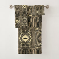 Abstrakte Twirlers P & P Halbe Brick Sepia
