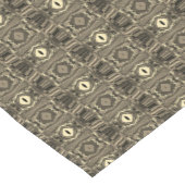 Abstrakte Twirlers P & P Halbe Brick Sepia Kurzer Tischläufer (Ecke)