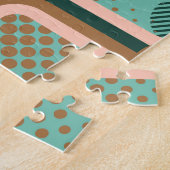 Abstrakte U-Bahn-Karte, Doppelmuster. Puzzle (Seite)