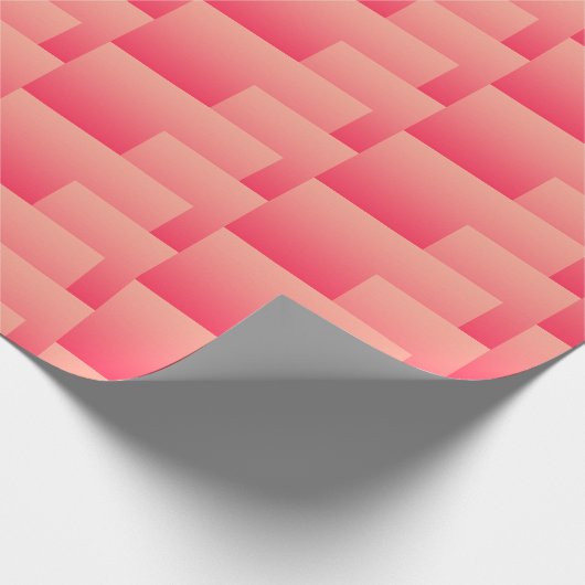 Abstrakte, überlappende Rechtecke Geschenkpapier (Ecke)