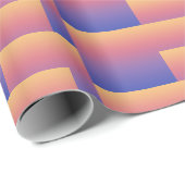 Abstrakte, überlappende Rechtecke lila Geschenkpapier (Rolleneckpunkt)