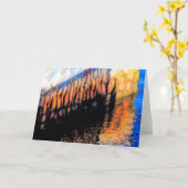 Abstrakte Überlegungen Karte (Gelbe Blume)