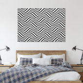 Abstrakte, überzogene Canvas Art Leinwanddruck (Insitu (Schlafzimmer))