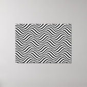 Abstrakte, überzogene Canvas Art Leinwanddruck (Vorderseite)