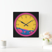 Abstrakte Uhr (Zuhause)