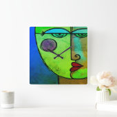 Abstrakte Uhr (Zuhause)