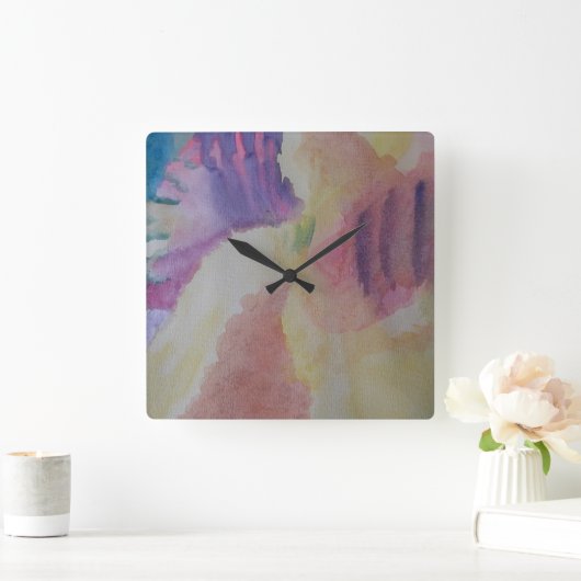 Abstrakte Uhr der Korallenriffe (Zuhause)