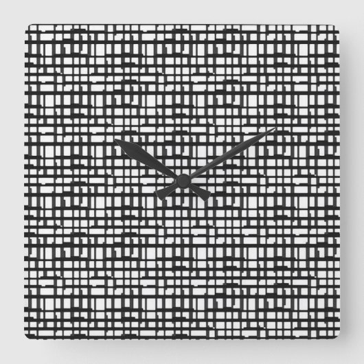 Abstrakte Uhr der optischen Raster (Vorderseite)