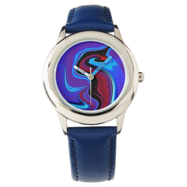 Abstrakte Uhr des Roten Drachen (Vorderseite)