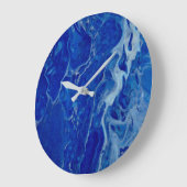 Abstrakte Uhr mit flüssiger Akrylaktik (Winkel)