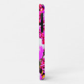 Abstrakte Ultra-Violet Lila Iris auf Red Case-Mate iPhone Hülle (Hinten/Links)