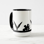 Abstrakte und Engels-Tasse Tasse (Vorderseite Links)