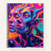Abstrakte und entfernte Portraits1 Notizblock (Vorderseite)