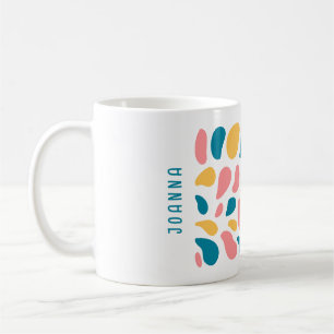 Abstrakte und farbenfrohe Formen Klassische Tasse