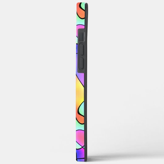 Abstrakte und helle Farben Case-Mate iPhone Hülle (Rückseite / Links)