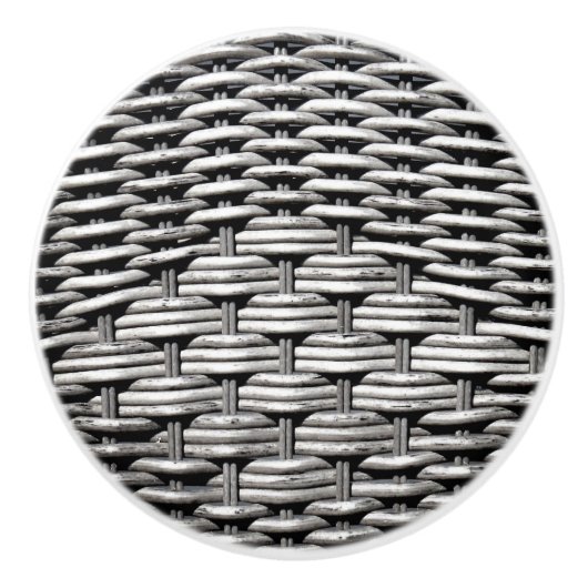 Abstrakte und interessante graue, fotografierte Fl Keramikknauf (Vorderseite)