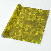 Abstrakte und moderne geometrische Designs - Goldr Geschenkpapier (Ungerollt)