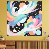 Abstrakte und moderne Kunst Leinwanddruck (Insitu (Wohnzimmer))