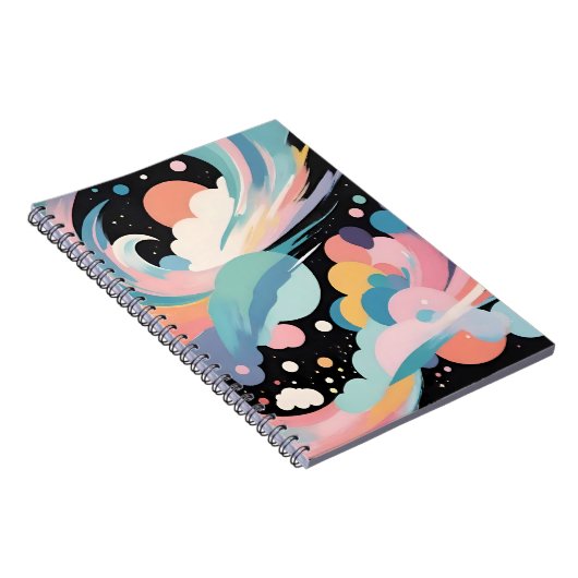 Abstrakte und moderne Kunst Notizblock (Rechte Seite)