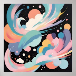 Abstrakte und moderne Kunst Poster