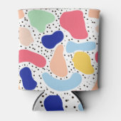 Abstrakte und moderne niedliche Kinderformen Dosenkühler (Vorderseite)