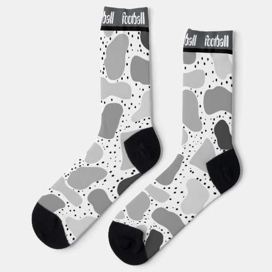 Abstrakte und moderne niedliche Kinderformen Socken (Linkes Detail)