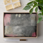 Abstrakte Uni bedrückte Florals Decoupage Seidenpapier (Geschenk)