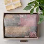 Abstrakte Uni bedrückte Florals Decoupage Seidenpapier (Geschenk)