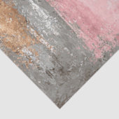 Abstrakte Uni bedrückte Florals Decoupage Seidenpapier (Ausschnitt)