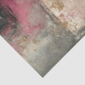 Abstrakte Uni bedrückte Florals Decoupage Seidenpapier (Ausschnitt)