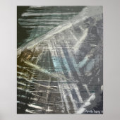 Abstrakte Untergrundmalerei Poster (Vorne)