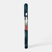 Abstrakte Unterwasserhöhle iPhone 16 Hülle (Linke Seite)